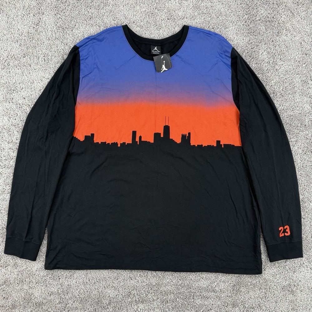 Air Jordan XX9 Photo Reel T-Shirt Men's NWT 3XL Chicago Skyline Graphic Jumpman